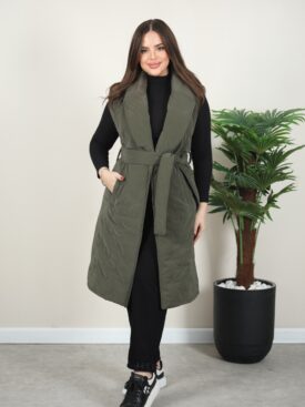 Manteau Sans Manches Long